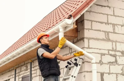 Pose et remplacement de gouttières à Seigneulles